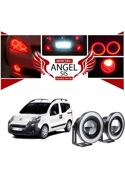 STS Oto Aksesuar Citroën Nemo Uyumlu, Universal Mercekli Led Angel Sis Farı, ...