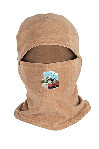 Zeron Tasarım Taksim Polar Snow Mask Long Gloves Set Bll2288