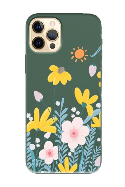 Spoyi iPhone 14 Pro Max Spring Design Dark Green Launch Phone Case