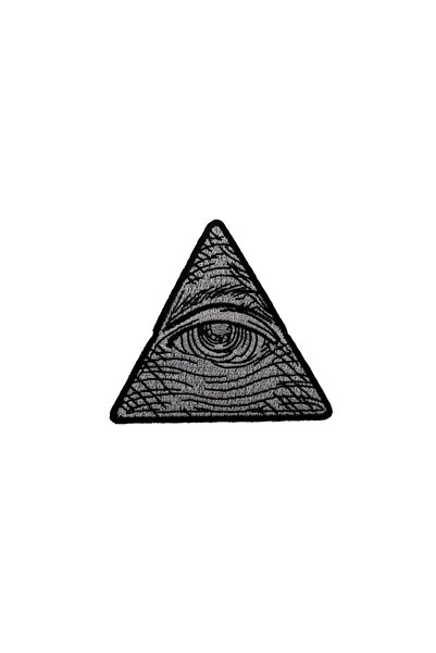 X-SHOP Göz Üçgen Patches Arma Peç Kot Yaması