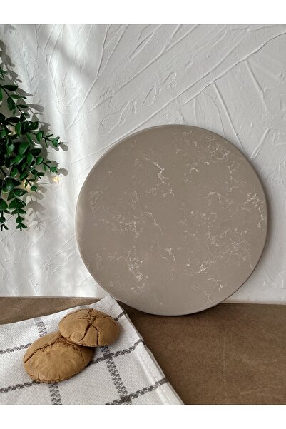İDAY HOME Mocco Mousse Mermer Sunum Tabağı