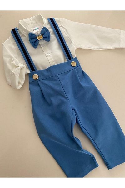 tubibebe Blue/dark blue Trouser Model Birthday Costume - Special Occasion Dress
