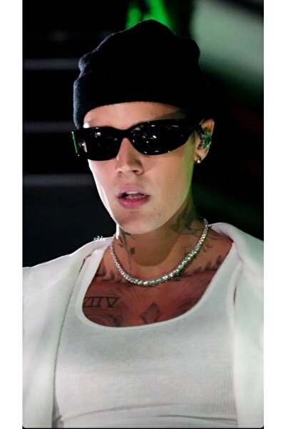 LOOKUP Unisex Sunglasses Women Men Sports Techno New Model Image Style Black Glass Frame Space Justin Model