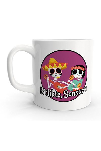Rock'n Fox Valentine's Day Together Forever Love Themed Mug