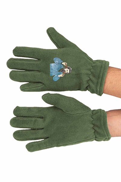 Zeron Tasarım Alexander Graham Bell Polar Snow Mask Long Gloves Set Bll992