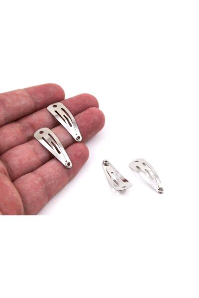 yfhobi 10 Adet - 3 Cm Nikel Kaplama Sivri Çıt Çıt Toka, 1.kalite, Yerli Üreti...