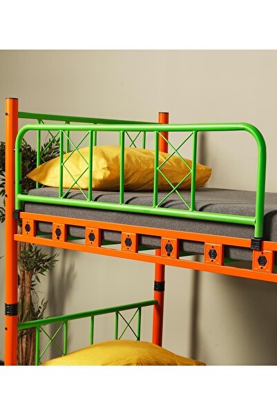 ARGİMO Carme Yarım Boy Korkuluk Yeşil Ranza Yatak Bariyeri