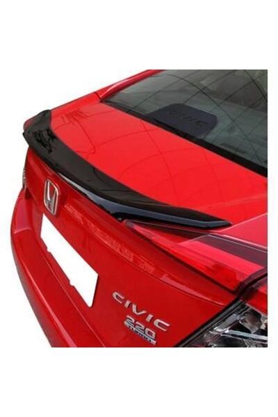 Harphour Honda Civic Fc5 Uyumlu Araca Özel Piano Black Ithal Boyalı Spoiler