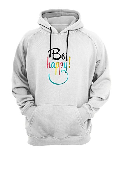 WİDİ Світшот з принтом «Be Happy»