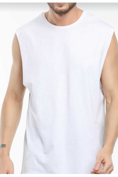 THE ONE Tricou oversize Theone pentru bărbați cu mânecă zero