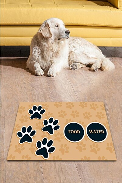 Evsebu Black Paws Decorative Food Coaster