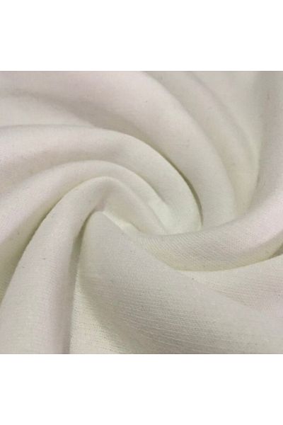 ÖZGÜR KUMAŞ Cream Raised 3 Thread Combed Cotton Fabric