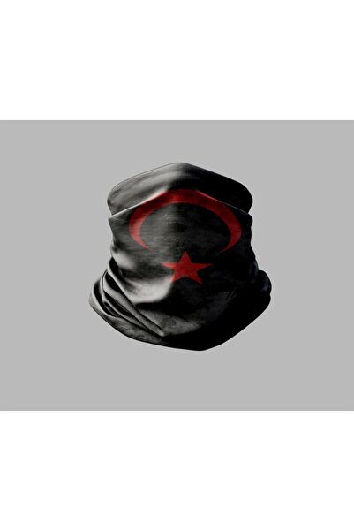 Buffalo Motorcycle Bandana with Turkish Flag Design