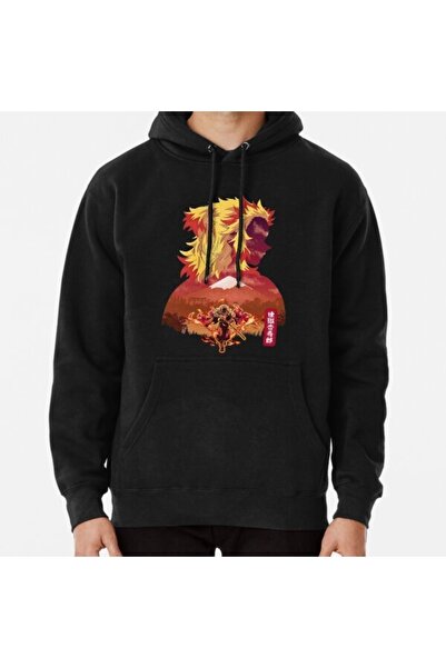 GALASHOP سترة بغطاء للرأس من Rengku Demon Slayer