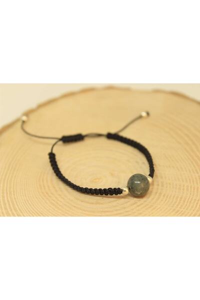 Yasamtohumu Smaragdni kamen srebrna Sa perlama podesiva narukvica (27235)