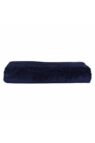 Karaca Home Scala Lacivert Tek Kişilik Embosy Battaniye