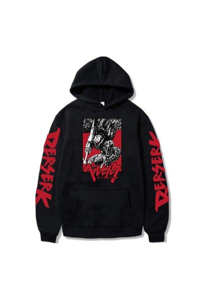 GALASHOP هودي بقلنسوة أبيض من Berserk موديل 13