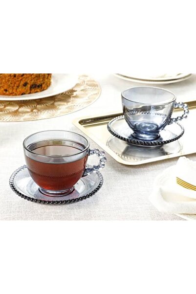 English Home Balloon Cam 2 Kişilik Çay Fincan Takımı 230 ml Lacivert