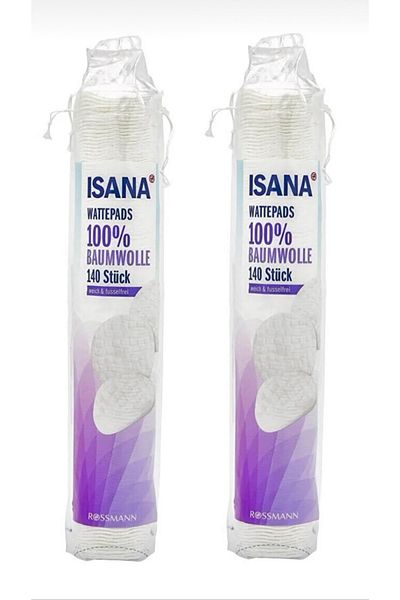 ISANA Makeup Removal Cotton Disc140 Pieces X 2 (280 PIECES)