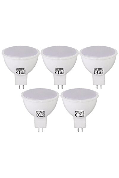 repplam 5'li Paket 6w - 48w Mr16 Led Ampul 4200 Kelvin Kırık Beyaz 440 Lümen ...