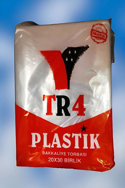 TR4 PLASTİK Tr4 1 kg Transparent Nylon Bag - 20*30 Grocery Package