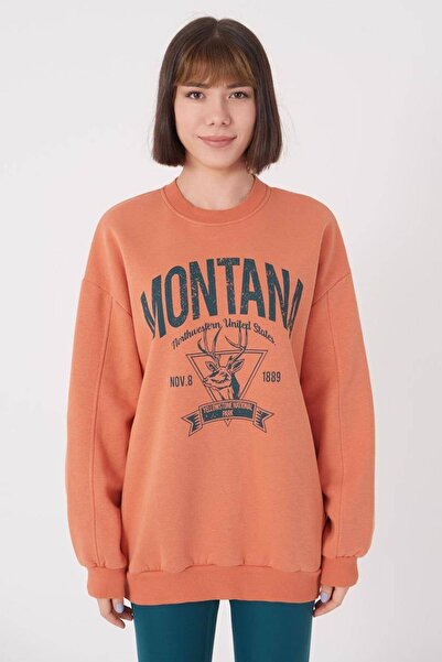 Addax Sweatshirt - Orange - Oversize