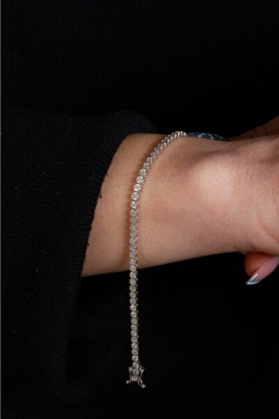 Adil İdil Kuyumculuk 14 Ayar Beyaz Altın Su Yolu Künye