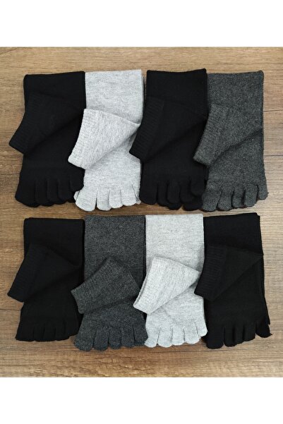 erceys 8 Çift Bambu Parmaklı Çorap