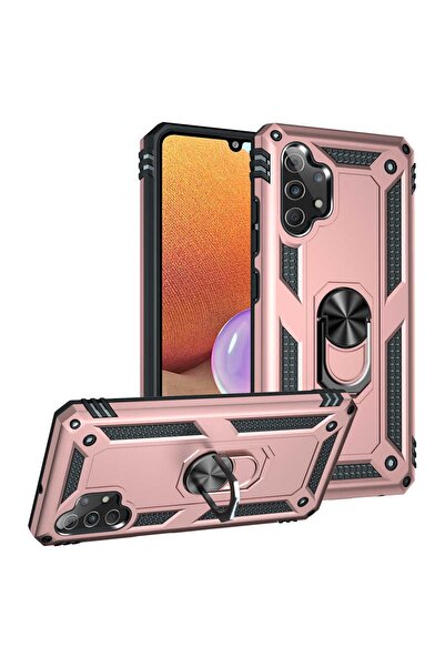 ZM STORE حافظة سامسونج جالاكسي A32 A32 4g غطاء زور فيجا تانك مع حامل حلقة