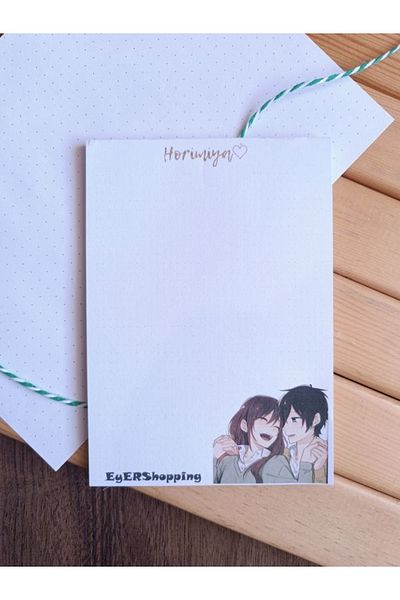 EyER Shoping Caiet de design cu bloc de note Horimiya To Do List