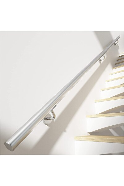 4K HOME DESİNG Paslanmaz Krom Duvar Tutamak Yaşlı Engelli Merdiven Tutunma Ba...