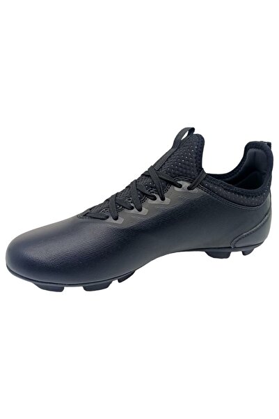Lescon Tempo Black Slip-on Laced Men's Cleats