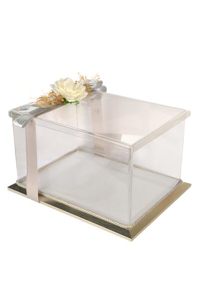 mixefor Damat Gelin Bohça Çeyiz Kutusu -35cm X 25cm X 20cm Ölçülerinde Pleksi...