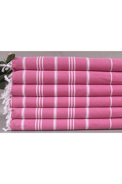 Kayra Export بيشتيمال فوشيا مقاس صغير 60x100 سم قطن بيشتيمال