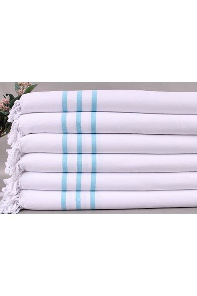 Kayra Export بيشتيمال تركواز حجم صغير 60x100 سم قطن بيشتيمال