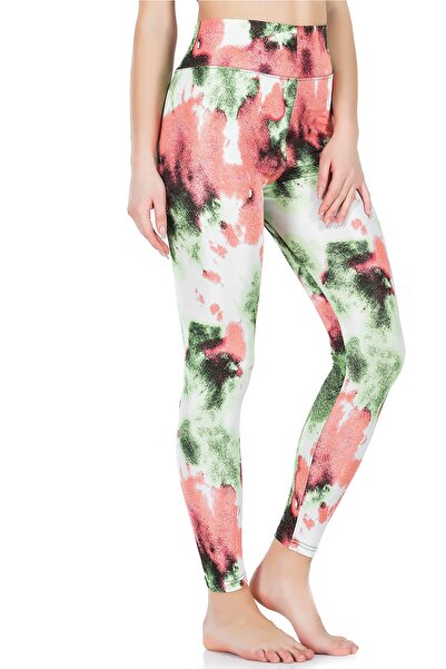 Derya Kurşun Γυναικείο ψηλόμεσο κολάν με σχέδιο 0606