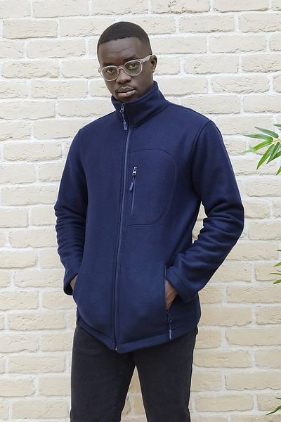 CHOTANAQ Ανδρικό αντιανεμικό μπουφάν Fleece με 3 τσέπες με πλήρες φερμουάρ
