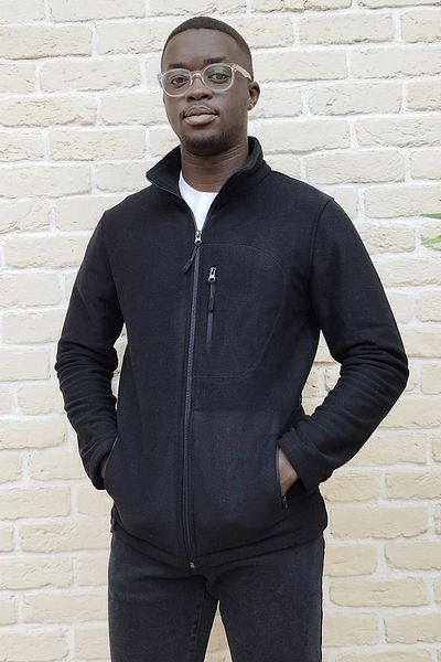 CHOTANAQ Men's Windproof 3-Pocket Full Zip Fleece Jacket