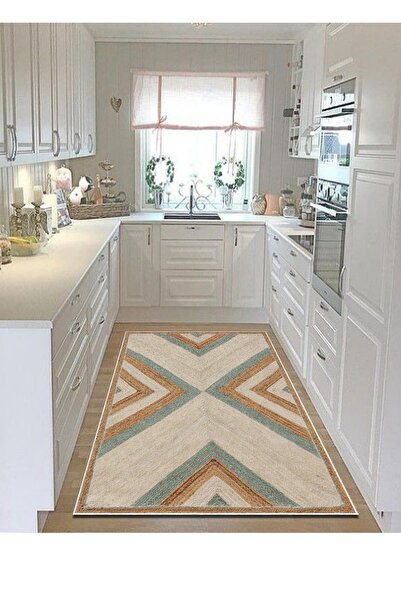 COZIE HOME Digital Printing Non-Slip Base Machine Washable Wicker Look Living Room Carpet Floor Mat Kitchen Carpet