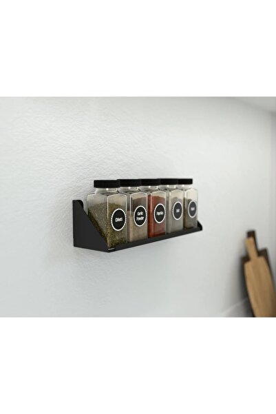 Genel Markalar Modern Metal Baharatlık Rafı / Minimalist Tasarım Mutfak Depol...