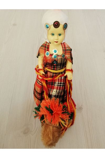 SANAT TACİRİ European Handmade Cloth Doll Camel Riding Toy Doll