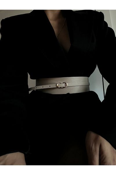 Fiori Přední nacvakávací pásek s dlouhým pasem, pásek do bundy, pásek do košile