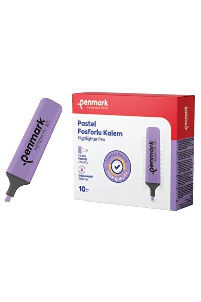penmark Fosforlu Kalem Pastel Lavanta 10lu 505