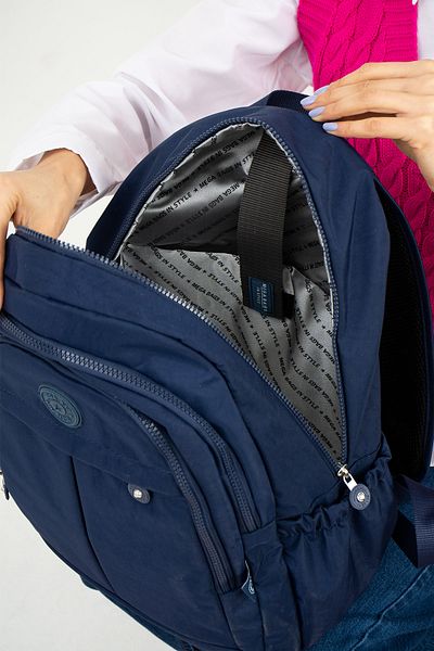 YOGII Norwich Model Unisex Purple Kipling Fabric Rain Waterproof Daily and School Bag