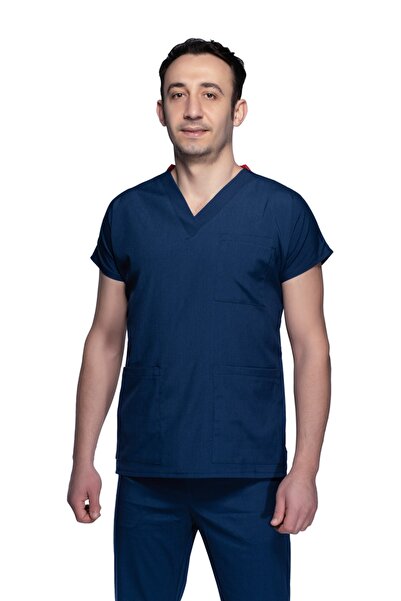 Sarıçiyil Üniforma طبيب ممرضة طوق جراحي واحد أعلى