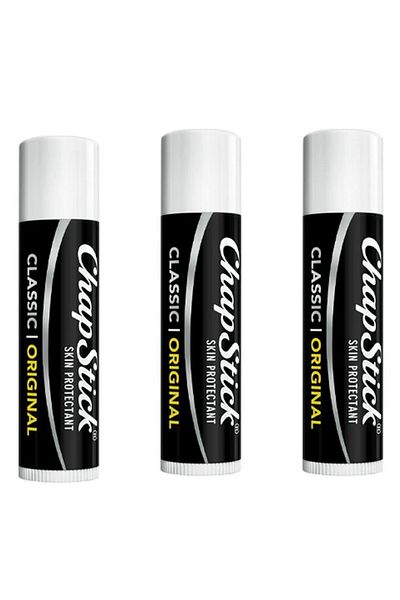 ChapStick Classic Original Lip Balm, Lip Moisturizer, Lip Care 0.15oz 4gr (3 Pieces)