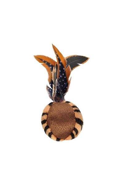 Flamingo Jungle Furry Ball Cat Toy