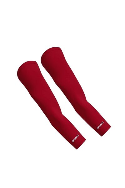SPORIO Basketball Volleyball Sleeve 1 Pair Black Tactel Fulla Lycra Professional