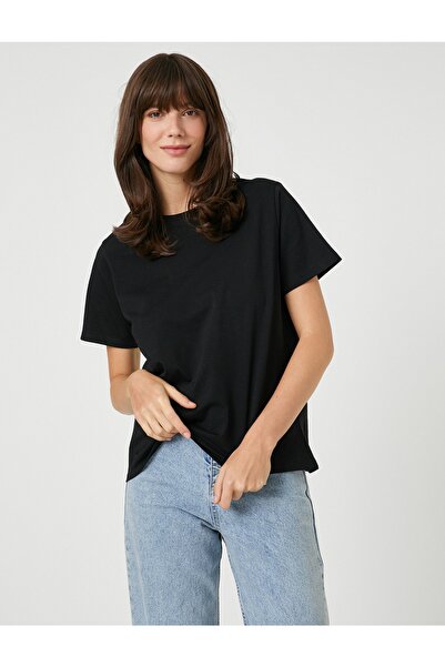 Koton T-Shirt - Schwarz - Regular Fit