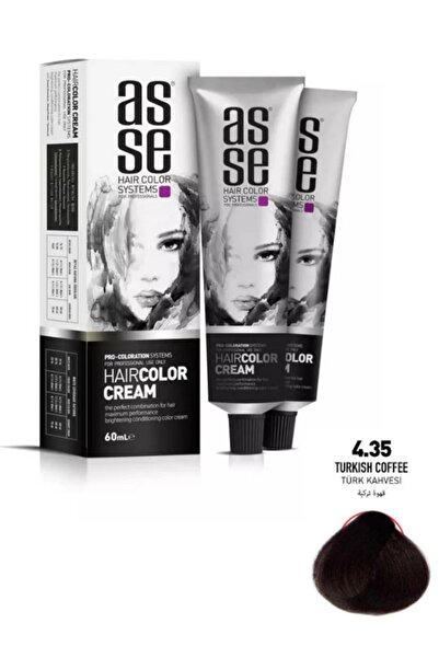 asse Hair Color Systems Saç Boyası 60 Ml. -4.35 Türk Kahvesi